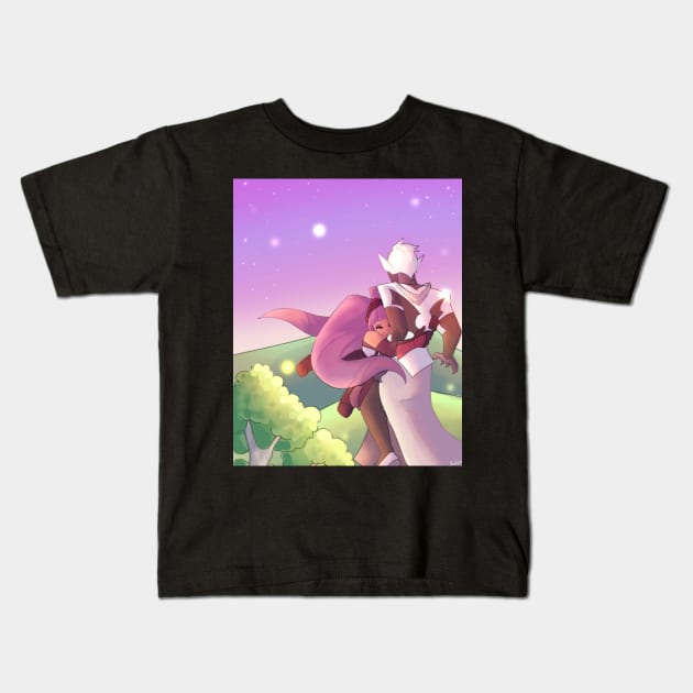 Hugs! Kids T-Shirt by moondropbutter